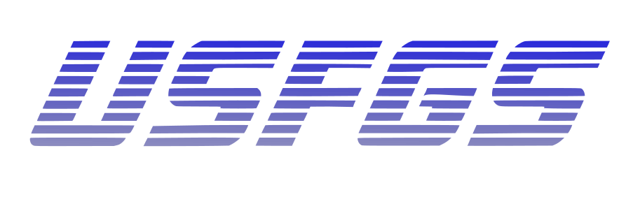 Our logo, it's some text that says USFGS